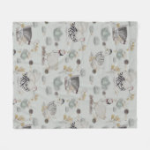 Haute Couture Ducks & Chicken Baby Fleece Deken (Voorkant (Horizontaal))