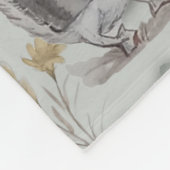 Haute Couture Ducks & Chicken Baby Fleece Deken (Hoek)