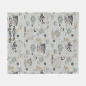 Haute Couture Ducks & Chicken Baby Fleece Deken (Voorkant (Horizontaal))