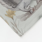 Haute Couture Ducks & Chicken Baby Fleece Deken (Hoek)