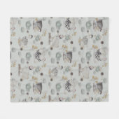 Haute Couture Ducks & Chicken Baby Fleece Deken (Voorkant (Horizontaal))