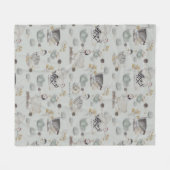 Haute Couture Ducks & Chicken Baby Fleece Deken (Voorkant (Horizontaal))