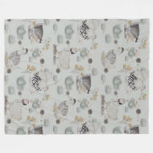 Haute Couture Ducks & Chicken Baby Fleece Deken (Voorkant (Horizontaal))