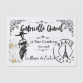 Haute Couture - Franse Mode Tissuepapier (Voorkant)