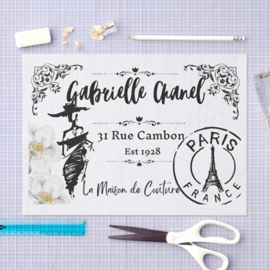 Haute Couture - Franse Mode Tissuepapier (Craft)