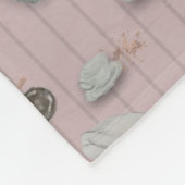 Haute Couture Kip print Fleece Deken (Hoek)