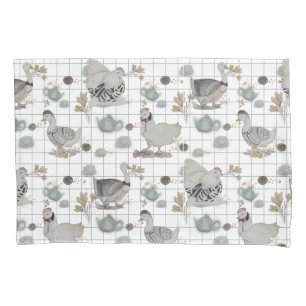 Haute Couture Kip print Kussensloop