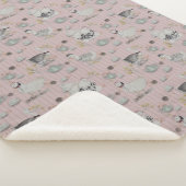 Haute Couture Kip print Sherpa Deken (3/4)