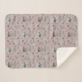 Haute Couture Kip print Sherpa Deken (Voorkant (horizontaal))