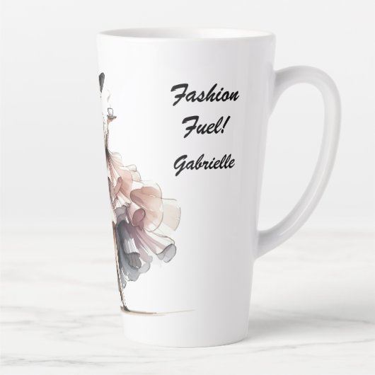 Haute Couture Latte-Mok Latte Mok (Rechts)