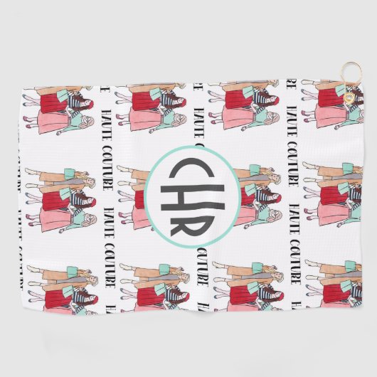 Haute Couture | MODE | Parijs | Monogram Golfhanddoek (Horizontaal)