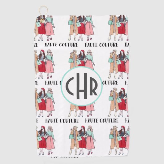 Haute Couture | MODE | Parijs | Monogram Golfhanddoek (Voorkant)