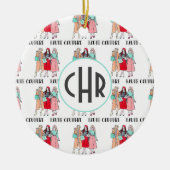 Haute Couture | MODE | Parijs | Monogram Keramisch Ornament (Voorkant)