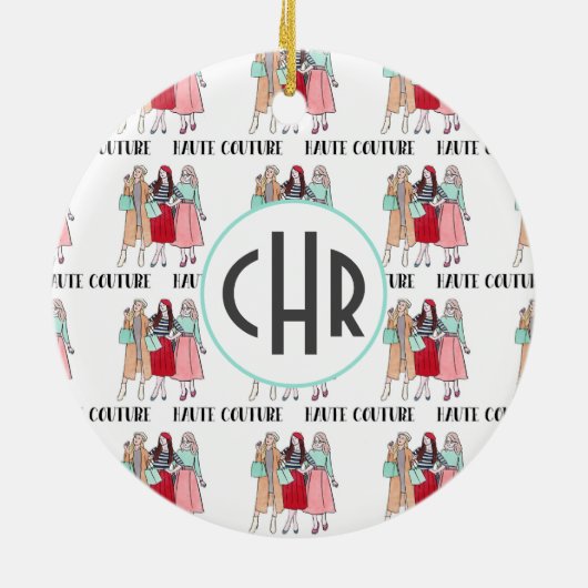 Haute Couture | MODE | Parijs | Monogram Keramisch Ornament (Achterkant)