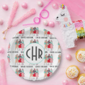 Haute Couture | MODE | Parijs | Monogram Papieren Bordje (Feest)