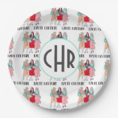 Haute Couture | MODE | Parijs | Monogram Papieren Bordje (Voorkant)