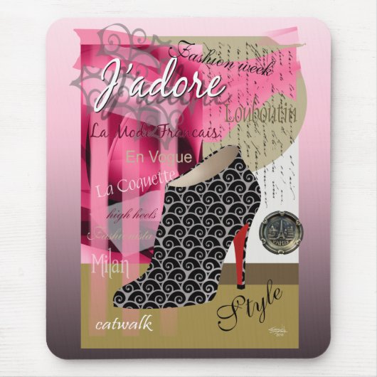 Haute Couture Mousepad Muismat (Voorkant)