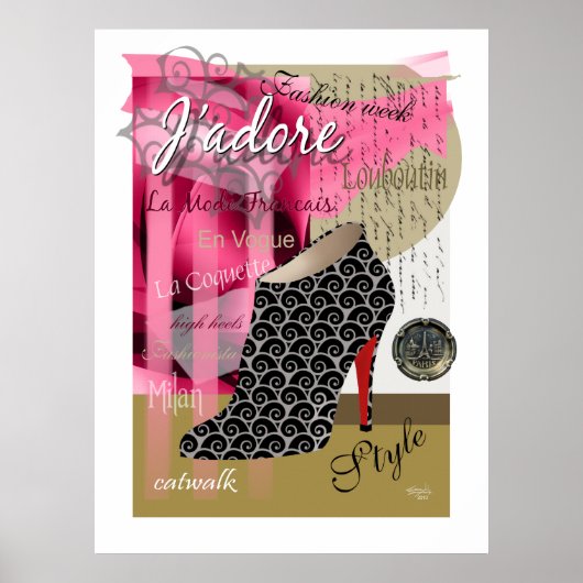 Haute Couture Poster Print (Voorkant)