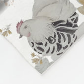 Haute couture print baby fleece deken (Hoek)