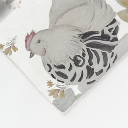 Haute couture print baby fleece deken (Hoek)