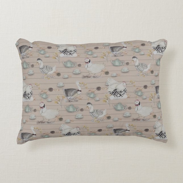 Haute Couture Print Kinderkamer Accent Kussen (Voorkant)