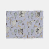 Haute Couture Print Kinderkamer Fleece Deken (Voorkant (Horizontaal))