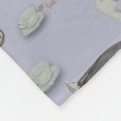 Haute Couture Print Kinderkamer Fleece Deken (Hoek)