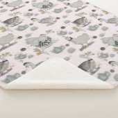 Haute Couture Print Kinderkamer Sherpa Deken (3/4)