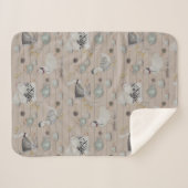 Haute Couture Print Kinderkamer Sherpa Deken (Voorkant (horizontaal))