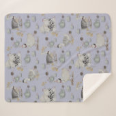 Haute Couture Print Kinderkamer Sherpa Deken (Voorkant (horizontaal))