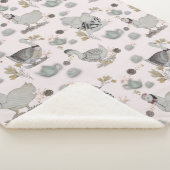 Haute Couture Print Kinderkamer Sherpa Deken (3/4)