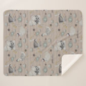 Haute Couture Print Kinderkamer Sherpa Deken (Voorkant (horizontaal))