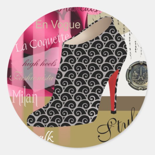 Haute Couture Sticker (Voorkant)