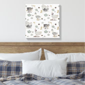 Haute Couture Theme Boganhues Kunstwerk Canvas Afdruk (Insitu (Slaapkamer))