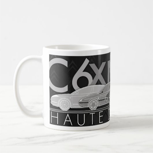 "Haute de Gamme" geïllustreerd mok citroen (Links)