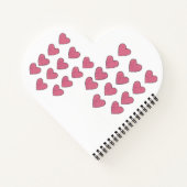 Haute Hearts Heart-Shaped Writing Pad/ Notitieboek (Achterkant)