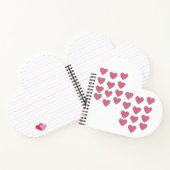Haute Hearts Heart-Shaped Writing Pad/ Notitieboek (Binnen)