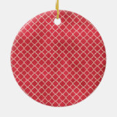 Haute Mess Funny Keramisch Ornament (Achterkant)