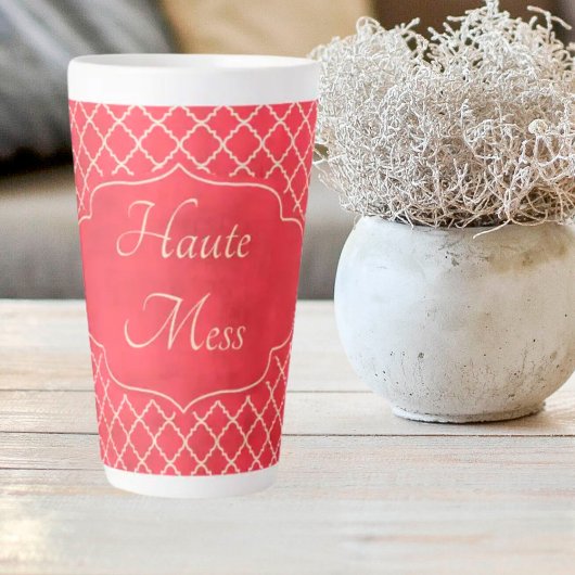 Haute Mess Funny Latte Mok