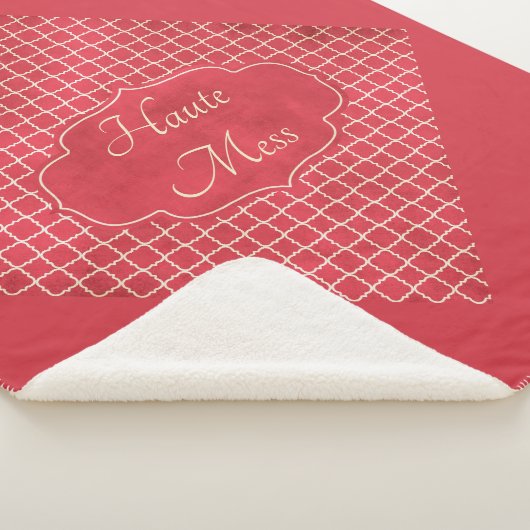 Haute Mess Funny Sherpa Deken (3/4)