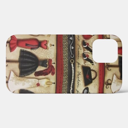 Haute Mode Hoesje-Mate iPhone Case (Achterkant (horizontaal))