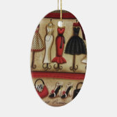 Haute Mode Keramisch Ornament (Rechts)