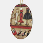 Haute Mode Keramisch Ornament (Links)