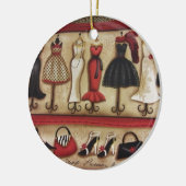 Haute Mode Keramisch Ornament (Links)