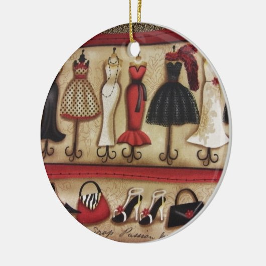 Haute Mode Keramisch Ornament (Links)