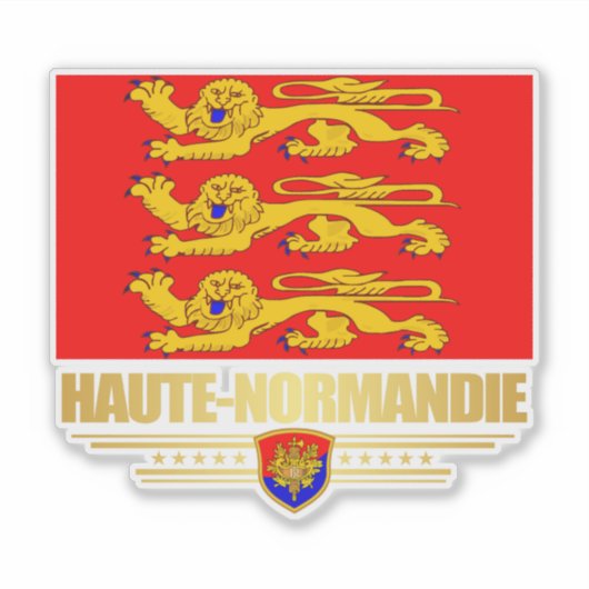 Haute-Normandie Sticker (Voorkant)