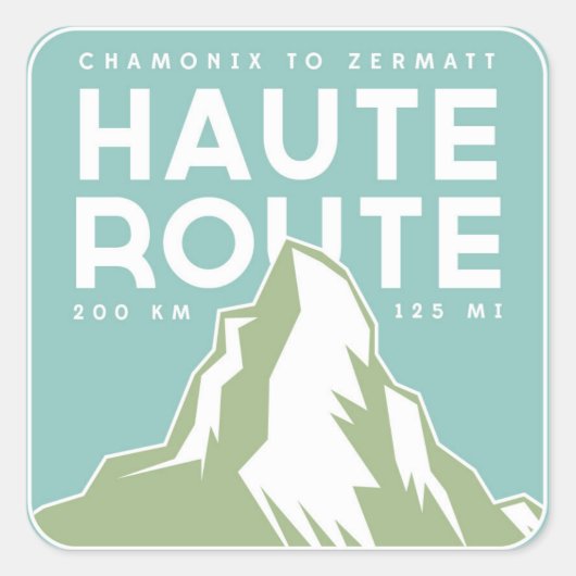 Haute Route Sticker (Voorkant)