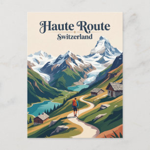 Haute Route Zwitserland Briefkaart
