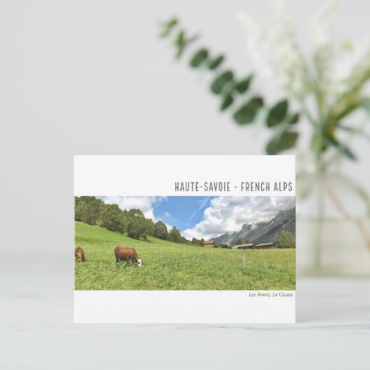 Haute-Savoie Briefkaart (Staand voorkant)