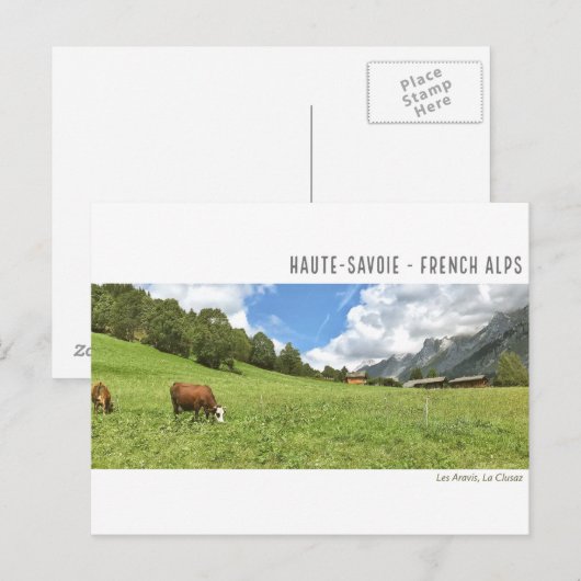 Haute-Savoie Briefkaart (Voorkant / Achterkant)